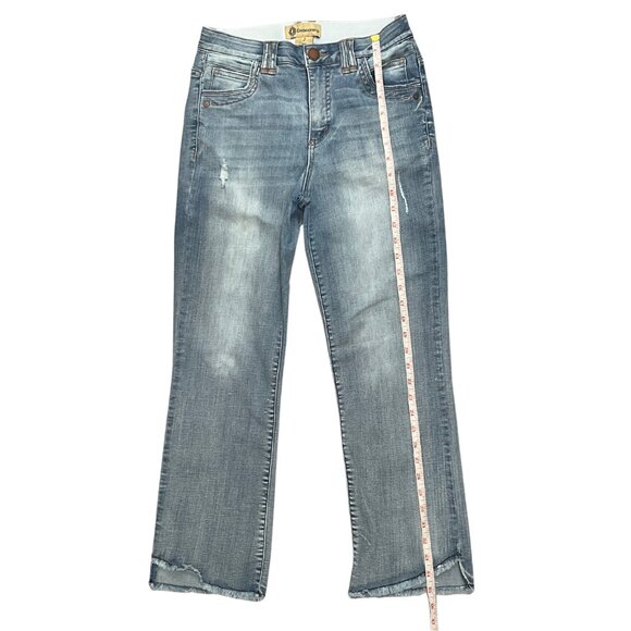 Democracy Ab Solution Bootcut Jeans Women’s Size 2 Blue Stretch Tummy Control - Picture 7 of 14